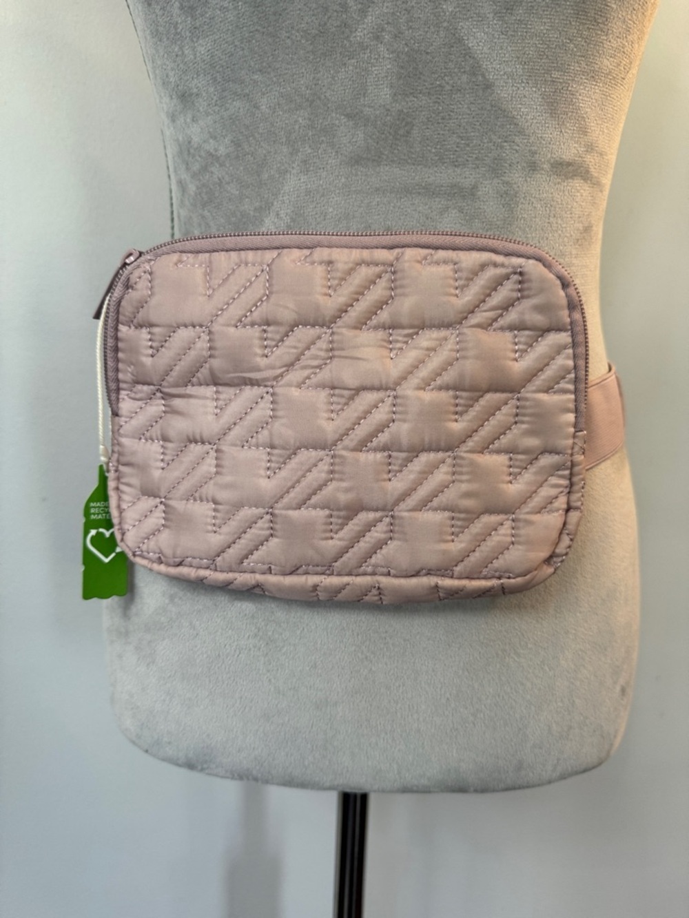 My Tagalongs Quilted Light Pink Crossbody Belt Bag NEW